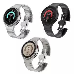 갤럭시워치7 날개형 링크브레이슬릿 메탈밴드 스트랩