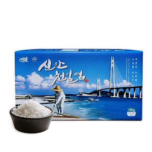 신안군 1등급 천일염 간수 뺀 천일염전1호박사인증 5년묵은 소금 BOX포장 선물용 10kg