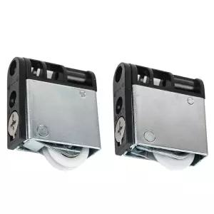 국산 3연동 롤러 중문 호차 슬라이딩 미닫이문 도어 레일 상하좌우 조절형