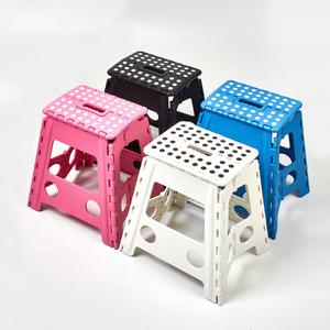 할메이드 플라스틱 간이의자 발판 미니 스툴 캠핑 휴대용 접이식 의자 대
