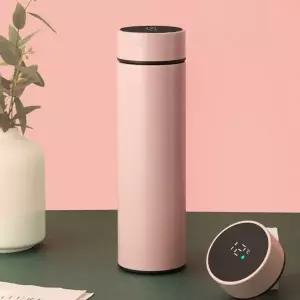 스마트 LED 온도표시 보온병 이중진공 스텐 보냉 텀블러 휴대용