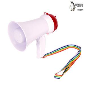 미니 확성기/메가폰 P-1R/출력5W 접이식손잡이 싸이렌 마이크 녹음기능/휴대용마이크 야외용
