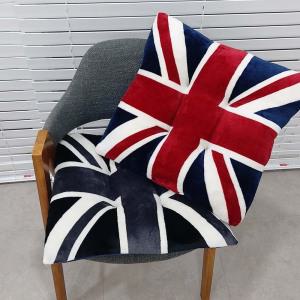 극세사 영국기 방석 유니언잭 의자 차량 소파 방석 인테리어 효과