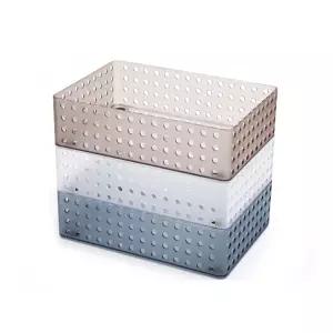 센스 스텝바구니 3호 플라스틱 바구니 사각 소품수납 부품 옷 정리함