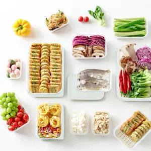 이지앤프리 프레쉬 명절 전 보관용기 채반 신선보관용기 3000ml 2P