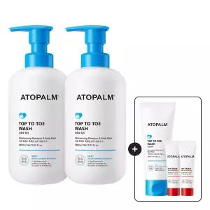 아토팜 탑투토워시 460ml 2개+[증정]탑투토워시100ml+MLE크림8mlx2개