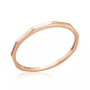 18K 슬림 1.1mm 각면 하프밴드 실반지 NPR29762