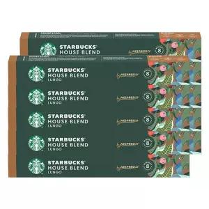 [스타벅스] 네스프레소 하우스 블렌드 100캡슐(10캡슐x10개)