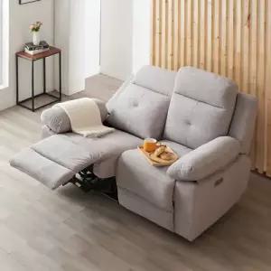 [무료배송]헤븐 전동 리클라이너 2인용 쇼파 아쿠아스웨이드