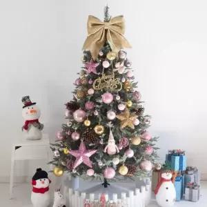 [텐바이텐]크리스마스 트리 장식 풀세트 핑크골드펀스타 180cm 단면 데코