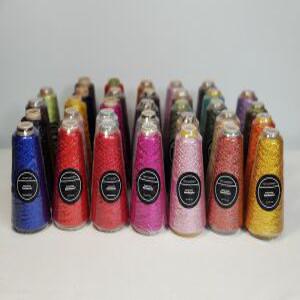 [콘샵] 트윙클 - 폴리메탈 얀 - 뜨개실/반짝이실/코바늘실/튜브사/얇은실/레이스뜨기/콘사