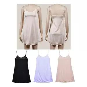 [오노마] ONM 홈원피스 흡수속건이 좋은 인견 끈원피스 풀 슬립 (S11873363)