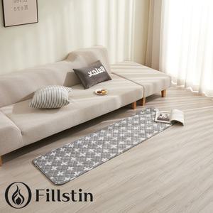 필스틴 탄소매트 캠핑 침대 전기장판 요 매트 무자계 크로스그레이 미니 50x180