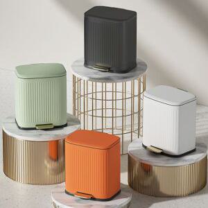 냄새차단 냄새안나는 쓰레기통 종량제봉투 무소음 밀폐 페달 휴지통