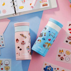 써모스 마이디자인 어린이 보온병 JMZ-351K 350ml 보온 보냉 스티커