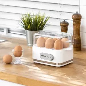 휴빅 계란 찜기 삶는기계 삶기 달걀찜기 미니 화이트