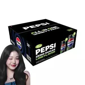 펩시 제로슈거 라임향 올인원 버라이어티팩 (210ml 18캔+355ml 15캔)