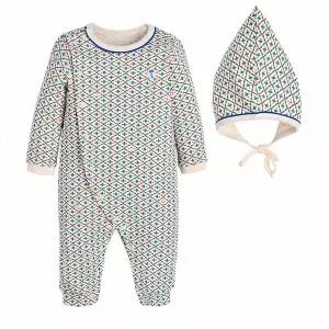 [보리보리/모이몰른]유아 바르바면모달스판 우주복(+모자 세트) M241UUN18P