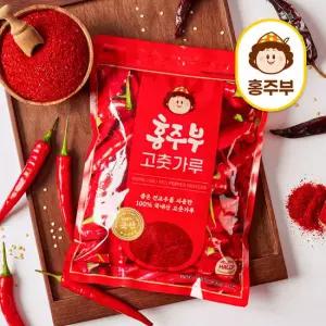 홍주부 맷돌 방식으로 간 25년산 국내산 고춧가루 1kg (일반굵기)