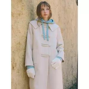 [올리브데올리브](신세계 사우스시티)세일러 카라 울 핸드메이드 코트 OW4WHA52