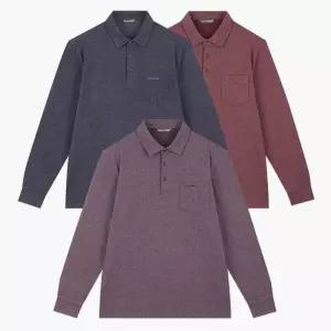 [크로커다일]솔리드 자카드 기모 카라티 CDAA9TS4401_JJ