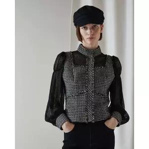 [에고이스트]뷔스티에레이어드볼륨소매블라우스(EP4WB060)_DJ