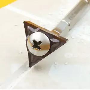 줄눈제거기날 양면 코팅 삼각 낱개1개 국산