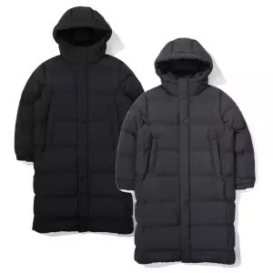 K2  남성용 구스다운 기본 스타일 롱다운