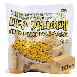 1박스) 지엔씨 냉동 대구 가라아게 600g x 10개입