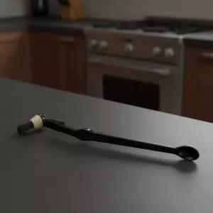 오리스타 머신브러쉬 (블랙) 청소솔 클리너 꺽인헤드 세척 에스프레소 머신 브러시 크리너