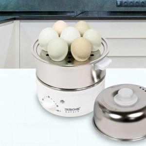 키친아트 다용도 스텐 2단 전기 찜기 계란 달걀 멀티 에그쿠커