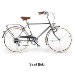 자이크 시그니처 세인트 버킨 남성 클래식자전거 출퇴근 통학용 Space Silver