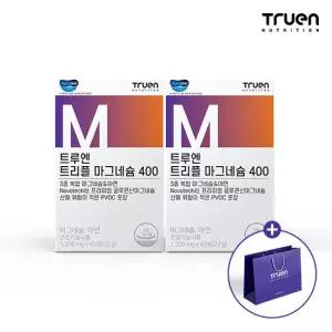 트리플 마그네슘 글루콘산 산화 아쿠아민 400mg 60정, 2박스 +쇼핑백(대) 1개