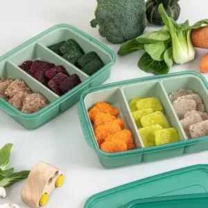 이지앤프리 튼튼이 웨이브킵 1700ml 3칸/6칸 나눔용기 추천템 2p 3p 4p 시리즈