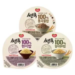 동원 쎈쿡 100% 통곡물밥 195g 24개/현미밥/발아현미밥 선택