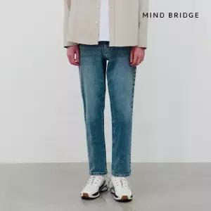 [택가 79,900]마인드브릿지 남성 두굿_[프리미엄]테이퍼드밴딩크롭데님팬츠_1컬러