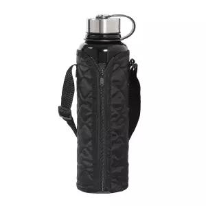 스테인리스 진공 보온 병 1.5L 얼음 블랙 보냉 단열 차 우림 텀블러