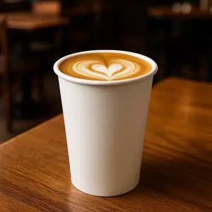 고급형 H 390ml (13온스) 고강도 종이컵 백색 무지 국산 1000개