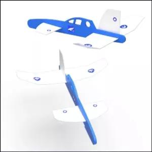 대형 카나드 핸드 글라이더 고급형/놀이/고무/동력/비행기/과학/DIY/고무동력기/교구/만들기/장난감/공부