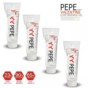 페페 발렌타인 클리어젤 250ml 4개 글라이드 수용성 러브 마사지젤 페페젤