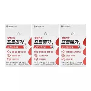종근당건강 프로메가 오메가3 트리플 장용성캡슐 654mg x 60캡슐 x 3박스 /Hb