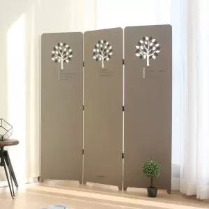 쁘레또 나뭇잎 3단 1400) 파티션 칸막이 인테리어 인테리어파티션 원목파티션 가벽 미니파티션