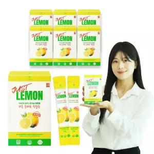 [내일도착]저스트레몬 100% NFC 유기농 레몬즙 스틱 레몬수 20g 14포 6박스