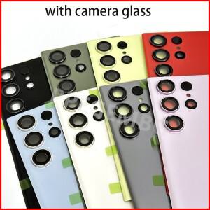 [호환] 뒤유리 S23Ultra 교체 삼성 갤럭시 S23 울트라 S918 배터리 커버 후면 도어 하우징 케이스 카메라
