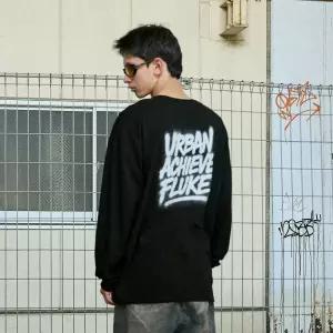 플루크 어반 라이프 오버핏 긴팔 티셔츠 FLT129 