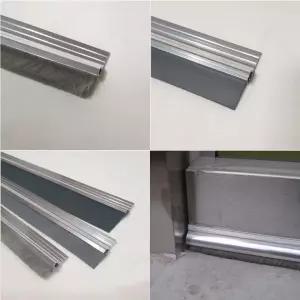 1미터+알류미늄 / 강화도어 유리문 다용도 하부용 붙임식 바람막이/벌레 미세먼지 황사 차단