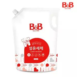 비앤비 비자극 유아 섬유 세제 시그니처 알러젠프리향 리필형 2.1L