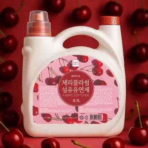가성비가브랜드다 섬유유연제 체리블라썸 펌프형 5.7L