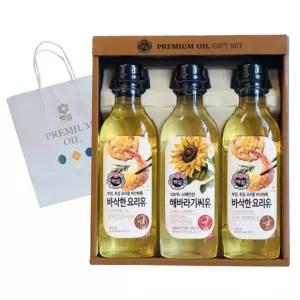 백설 CJ 식용유 명절 선물세트 5호 추석 설날 오일 요리유 해바라기씨유