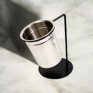 스쿱 거치대 제빙기 얼음 삽 스테인리스 스쿱통 다용도 주방 도구 스텐보관통